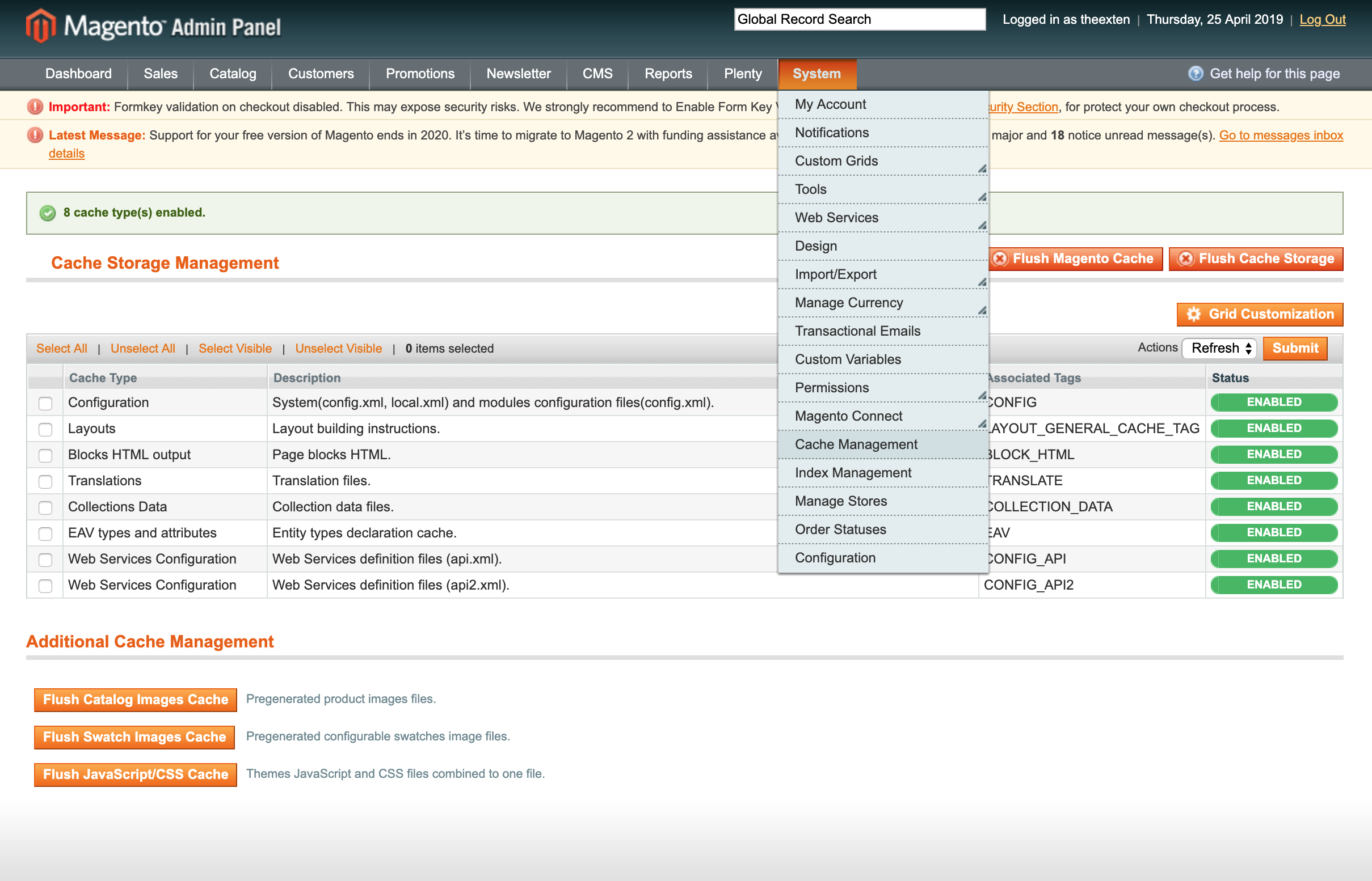 magento permissions reset siteground